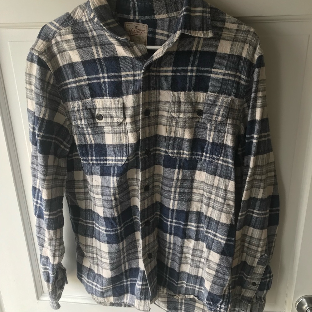 Mens American eagle flannel size L